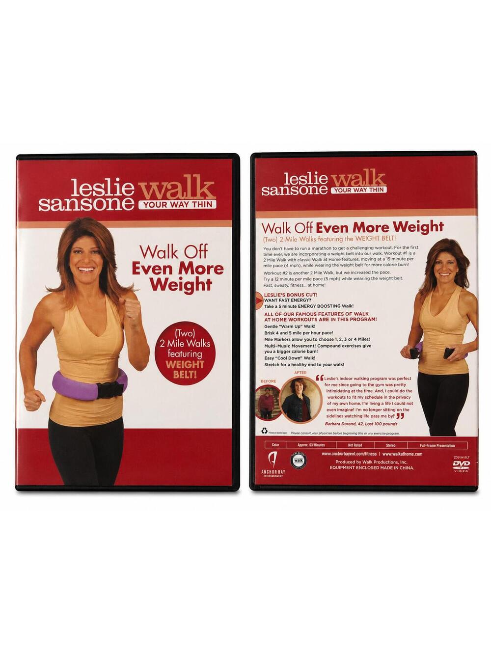 Leslie Sansone Walk Your Way Thin Walk Off Even More Weight 2 Mile Walks Workout